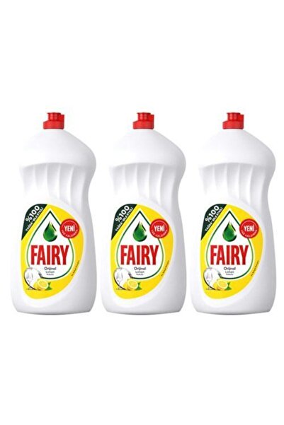 Fairy Sıvı Deterjan Limon 1500 ml x 3 Adet