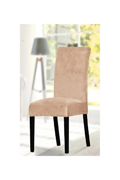 upmall Silk Velvet Chair Cover Elastic Standard 6 Pieces