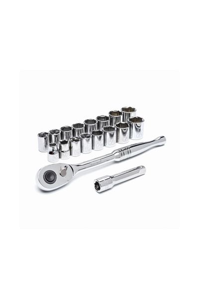MASTER MECHANIC مجموعة مقابس MM 18 قطعة مقاس 3/8 بوصة