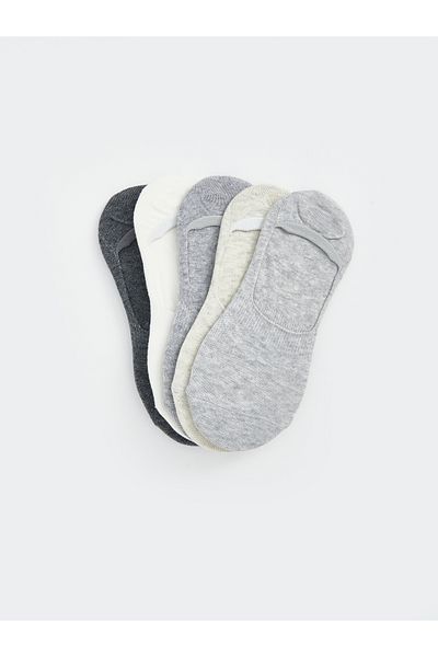 LC Waikiki Women's Plain Ballerina Socks 5 Pack