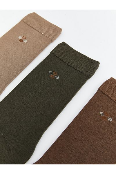 LC Waikiki Men's Patterned Socks - Set of 3