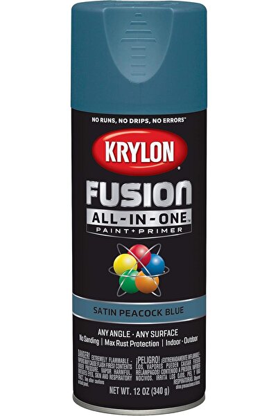 Krylon 2792 ساتان طاووس أزرق