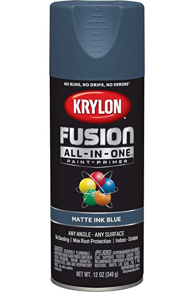Krylon 2758 حبر أزرق غير لامع
