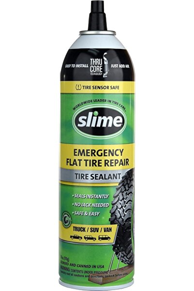 Slime مانع تسرب الإطارات الطارئة الكبير من ثرو كور، 18 أونصة