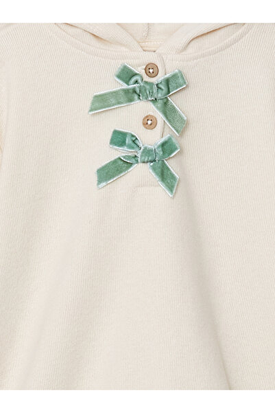 LC Waikiki Hooded Girls' Sweatshirt and Sweatpants Bottom Set of 2