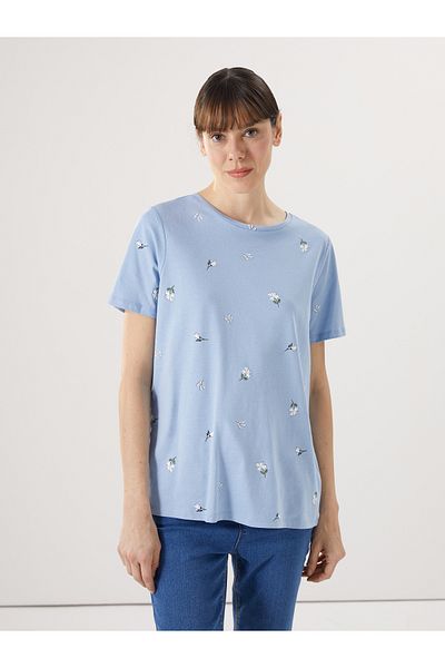 LC Waikiki Tricou de damă cu model cu gât crew
