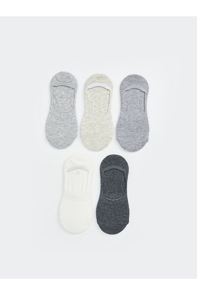 LC Waikiki Women's Plain Ballerina Socks 5 Pack