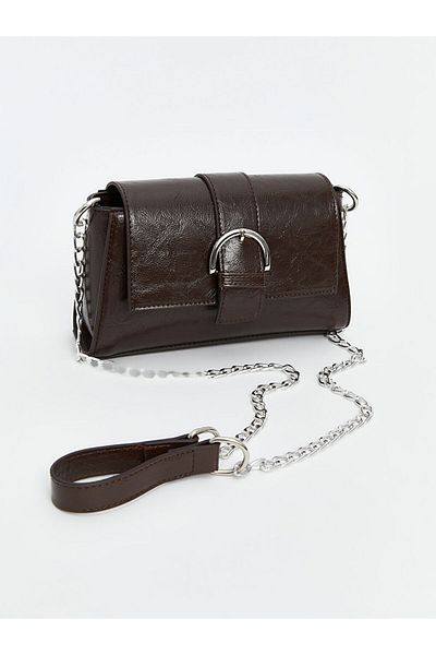 LC Waikiki Black Leather Look Women's Shoulder Bag