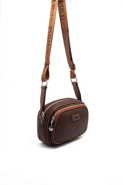 Silver Polo Silver & Polo Brown - Geantă de damă SP1111 bronz