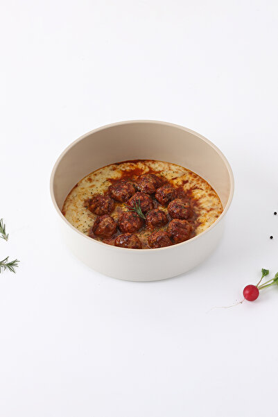 NEOFLAM Fika Ceramic Coated Aluminum Cast Round Baking Tray - 28 cm