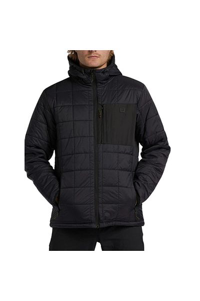 BİLLABONG Ανδρικό μαύρο παλτό Billabong Journey Puffer