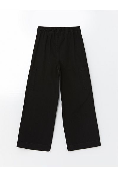 LC Waikiki Girls' Cargo Pants with Elastic Waist