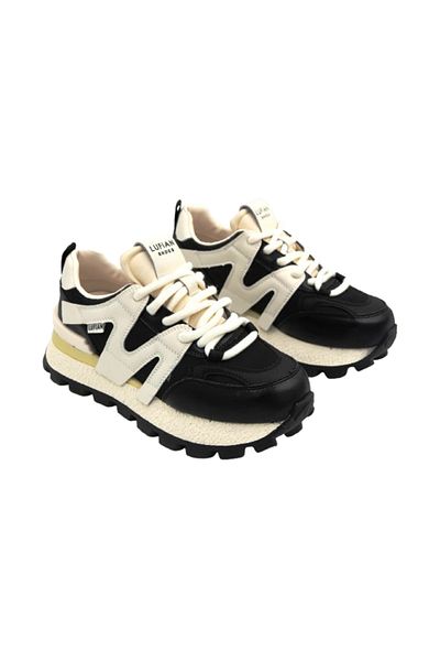Lufian Women's Black Emily Sneakers