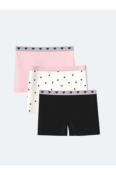 LC Waikiki 3-Piece Printed Boxer Set for Girl