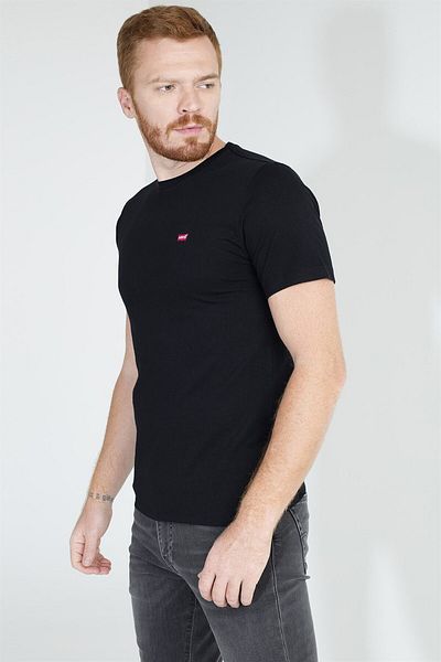 Levi's Tricou negru pentru bărbați Ss Original Hm Tee Tr