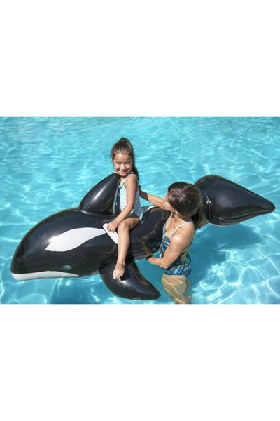 BESTWAY ® 6'8" x 40"/2.03m x 1.02m Jumbo Whale Ride-On