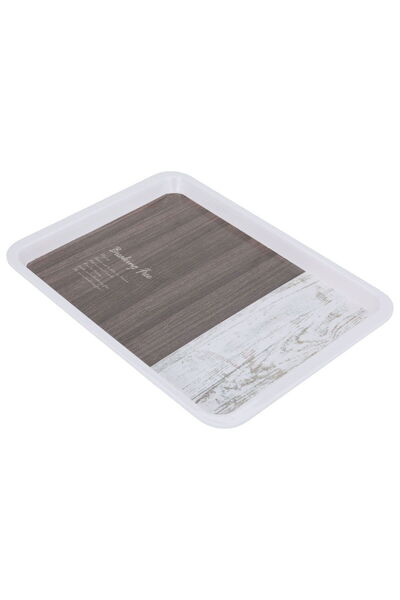 Alsaif Gallery Al Saif Gallery Plastic Serving Tray, 28 x 21 x 2 cm, Rectangl...