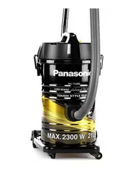PANASONIC مكنسة كهربائية أسطوانية سعة 21 لترًا وقوة 2300 وات MC-YL798N747 باللون الأسود