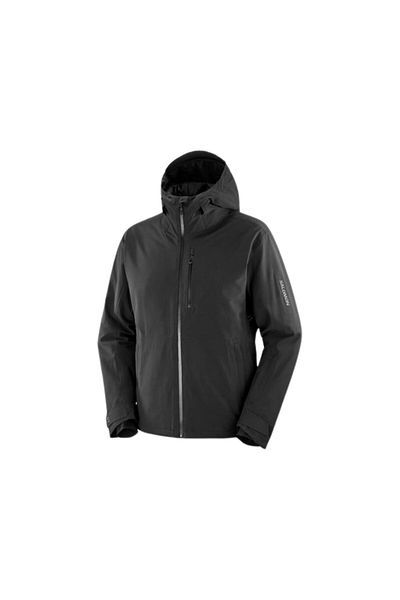 Salomon Highland Men's Black Ski Jacket Men's Ski Jacket Lc2353200