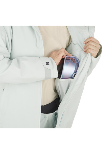 Salomon Highland Women's Blue Ski Jacket Women's Ski Jacket Lc2354000