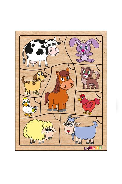 Toptoys Who's Kitten - Guess, Wood Matching