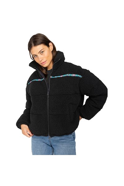 BİLLABONG Billabong Sherpa Puffer Women's Black Coat