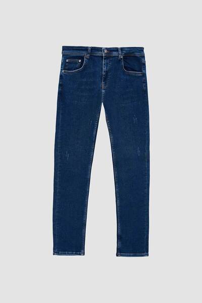 Tween Super Slim Fit Mavi Pamuklu Likralı Denim Pantolon