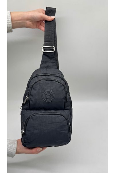 LaddyCo Unisex Αδιάβροχη Μοντέρνα Τσάντα Σώματος Τσάντα Χιαστί Ώμου 3300 Μαύρη