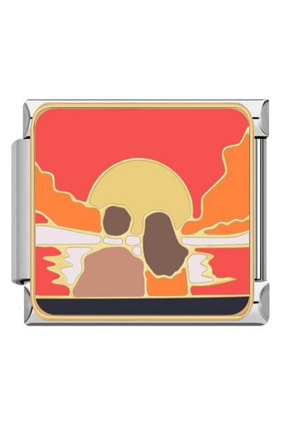 SiestaAccessories Valentines Sitting Against Sunset Italian Bracelet Charm