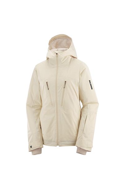 Salomon Women's Ski Jacket Brilliant White Women's Ski Jacket Lc2333900