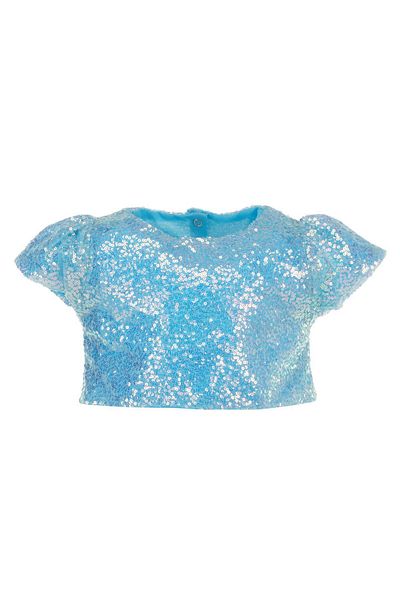 DUCA Crop cu sclipici - Design cu paiete