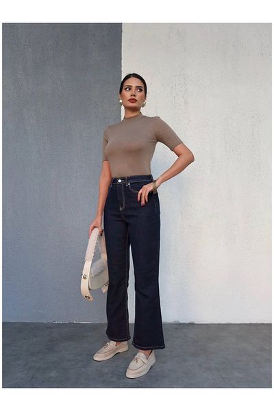 ESRAHELVACI Jean Flare din Lycra