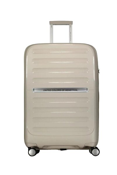 Benetton Trolley Valiz Bej Orta Boy 14BNT1000-02-BJ