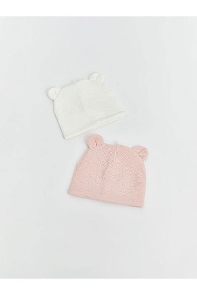 LC Waikiki Lcw Baby Baby Girl Beanie with Ear Detail