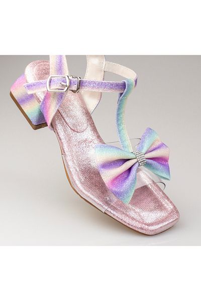 JOJO KIDS Girl's Thick Heels, Evening Shoes