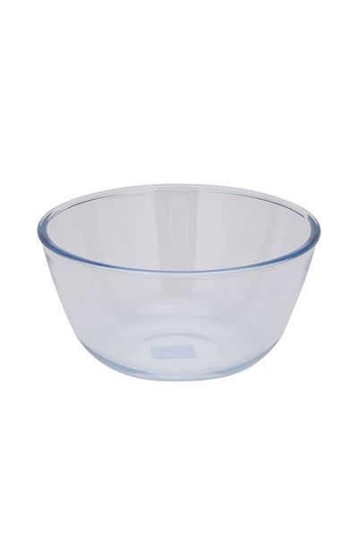 ROYALFORD Round Borosilicate Glass Bowl, 4.45L Serving Bowl, RF10567