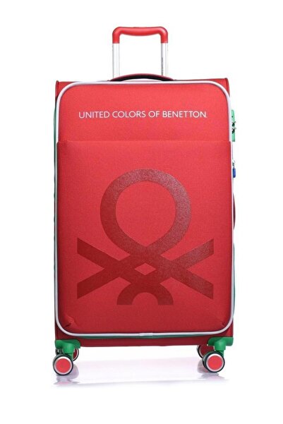 Benetton Trolley Valiz Kırmızı Büyük Boy 14BNT2200-01-KR