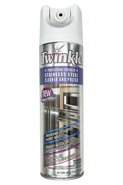 Twinkle Paslanmaz Çelik Yüzey Temizleyici Ve Parlatıcı Sprey 481gr