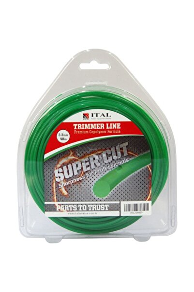 İtal 3.50Mm 40 Mt.Yuvarlak Yeşil Tırpan Misinası Ot Çim Kesme İpi