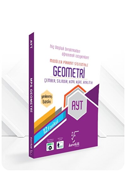 Karekök Yayınları 2026 YKS AYT GEOMETRİ KONU ANLATIMI ve SORU BANKASI MPS (MO...