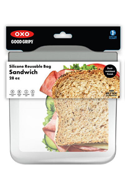 Oxo GG Silikon Tekrar Kullanılabilir Çanta - Sandviç Poşeti (28 oz) -828 L