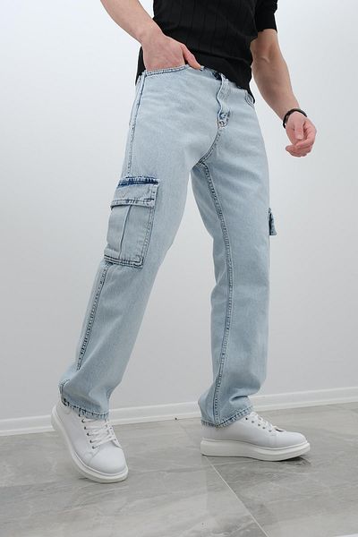 Oksit Kalhoty Cio 1250 Commando Baggy Fit Jeans Cargo