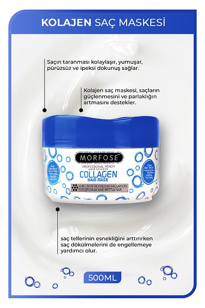 Morfose Collagen Hair Mask 500 ml