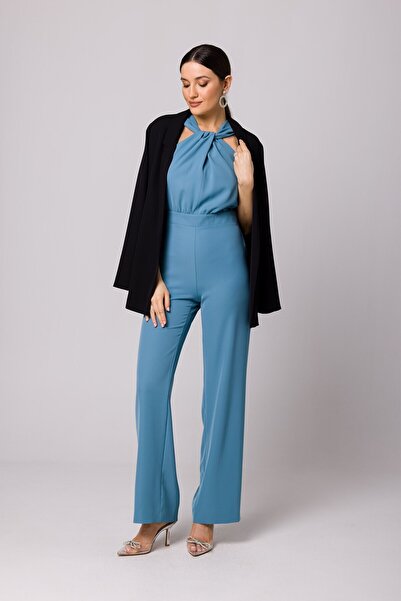 Makover Women's jumpsuit with exposed shoulders