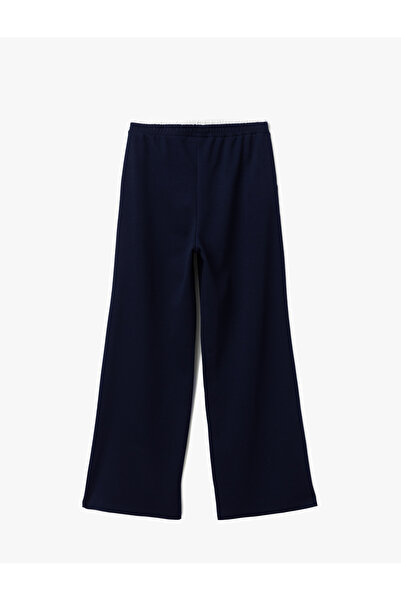 Koton Φούτερ με διπλή μέση με βισκόζη, φαρδιά ίσια πόδια με πλαϊνές τσέπες