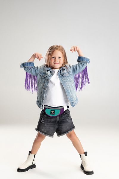 Vatkalimon Children's Colorful Shoulder and Waist Bag