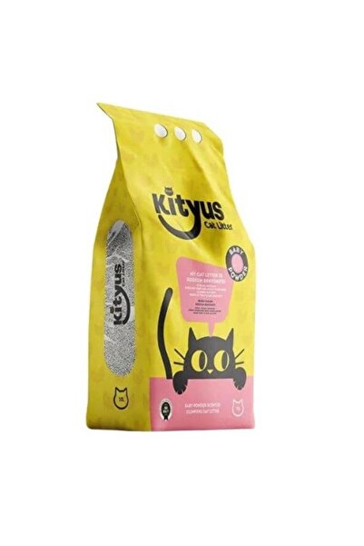 Kityus Bebek Pudrası Kokulu Sodyum Bentonit Kedi Kumu 10L