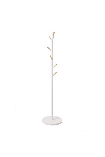Five Simply Smart 6-Hook Metal and Wood Coat Rack