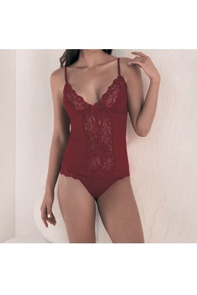 Lonca Tekstil Women's Athlete with Lace in the Middle