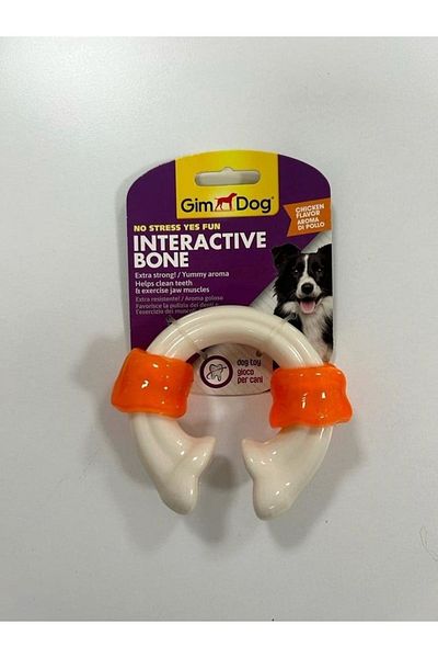 Gimdog C-Shaped Chicken Flavored Interactive Bone 10.80 cm